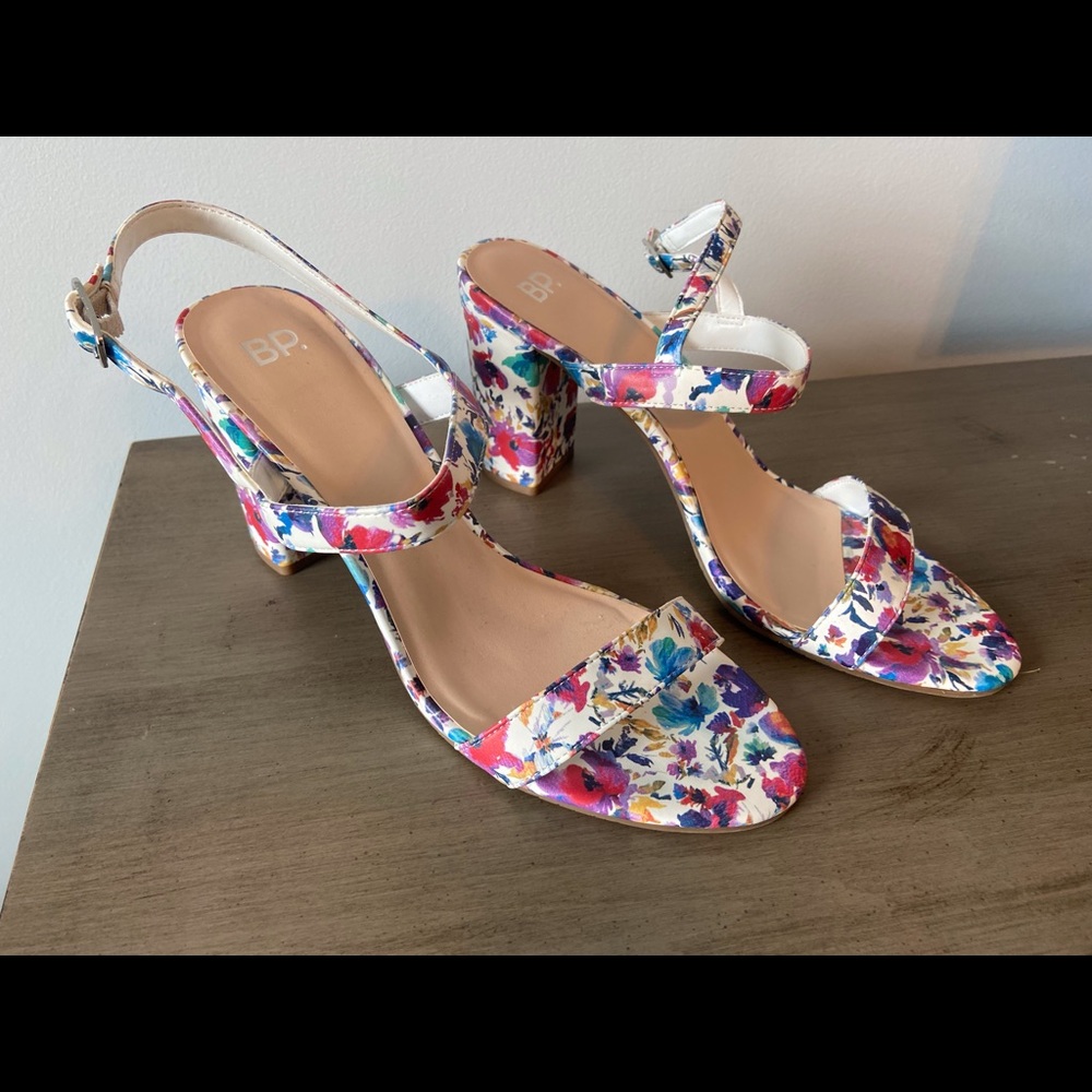 BP floral high heels size 9 1/2